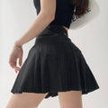 Women's College High Waist Pleated Skirt