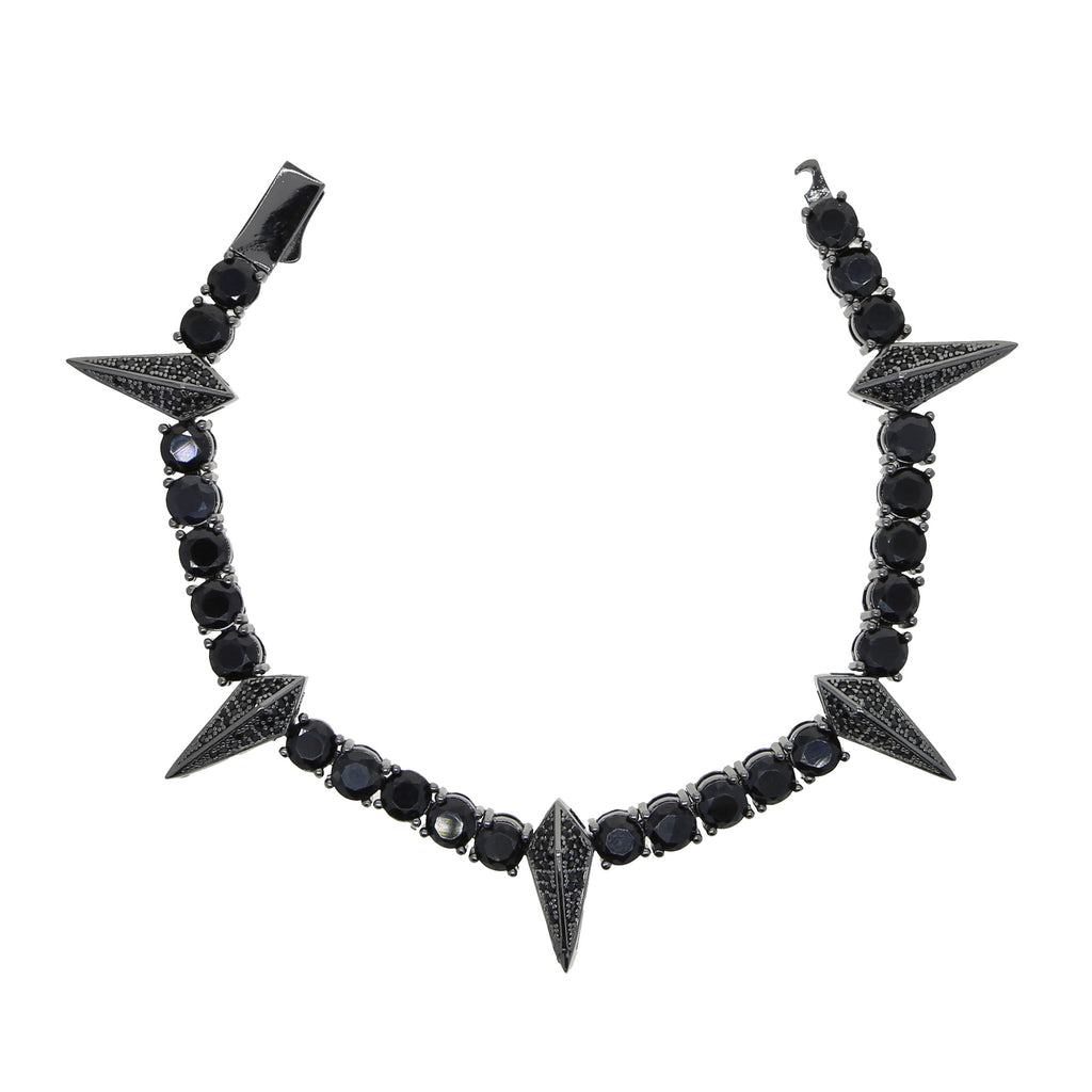 Hip Hop Full Rhinestone Zircon Punk Bracelet Ornament
