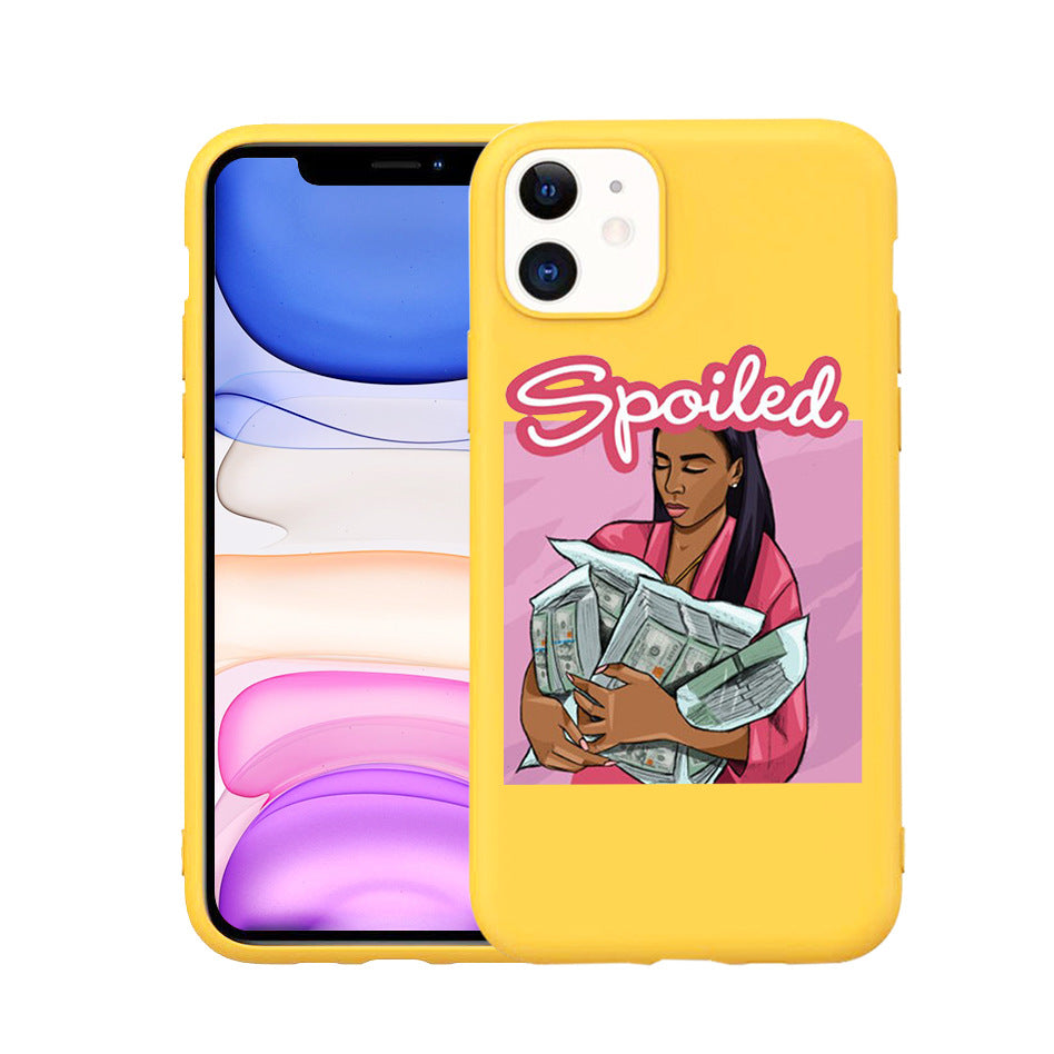Stylish Hand-Painted TPU Phone Case for iPhone 11