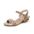 Thick-heeled Roman Shoes for Students