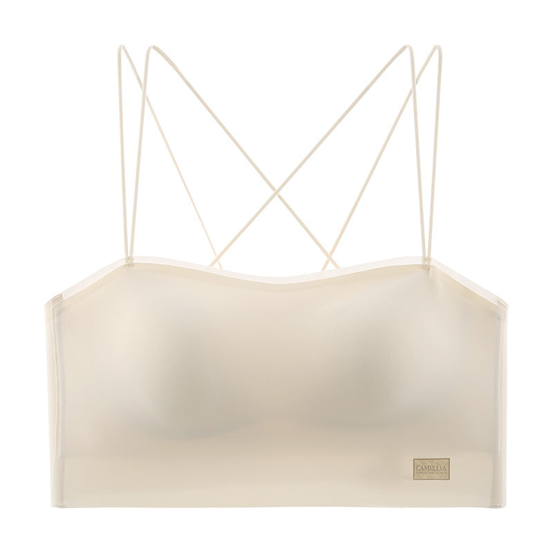 "Lace Back Bra with Padding for Enhanced Support"