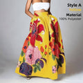 Floral Maxi Skirt for Women's Holiday Wear