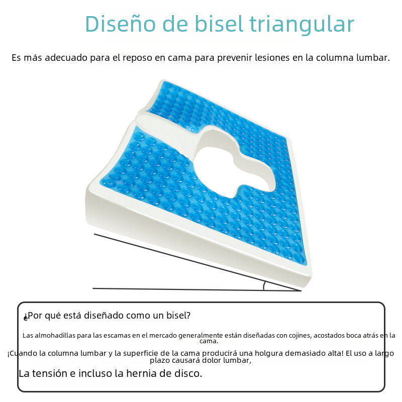 Memory Foam Gel Seat Cushion for Comfort and Support