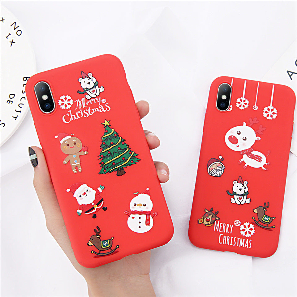 Red Christmas Phone Case for iPhone 8 Plus & 7