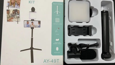 Mini Rechargeable Pocket Fill Light Set for Selfies