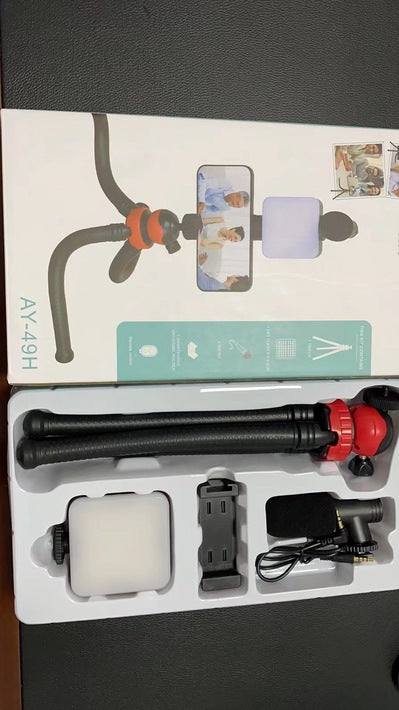 Mini Rechargeable Pocket Fill Light Set for Selfies