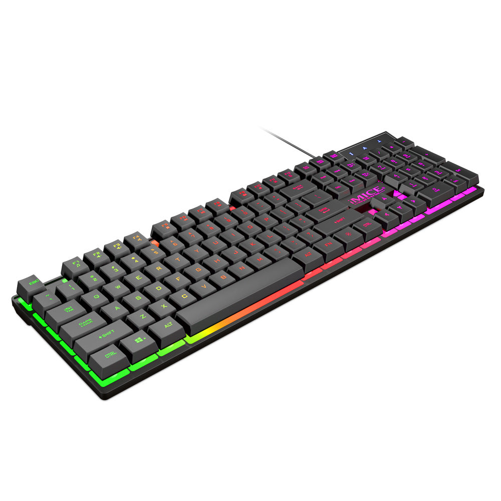 IMICE AK-600 USB Wired Mechanical Keyboard with LED