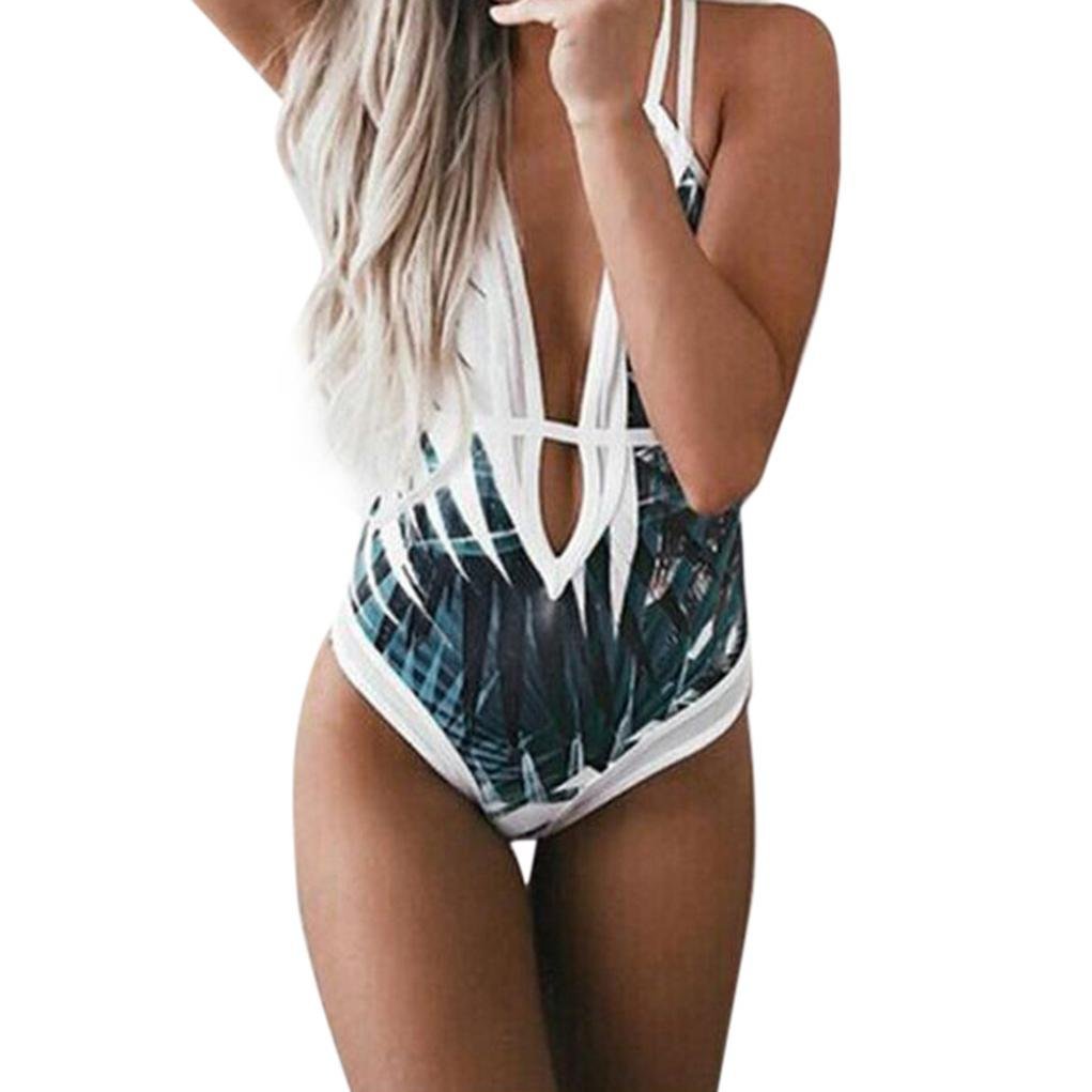 Crossed String Bikini Swimsuit for Women - Multicolor