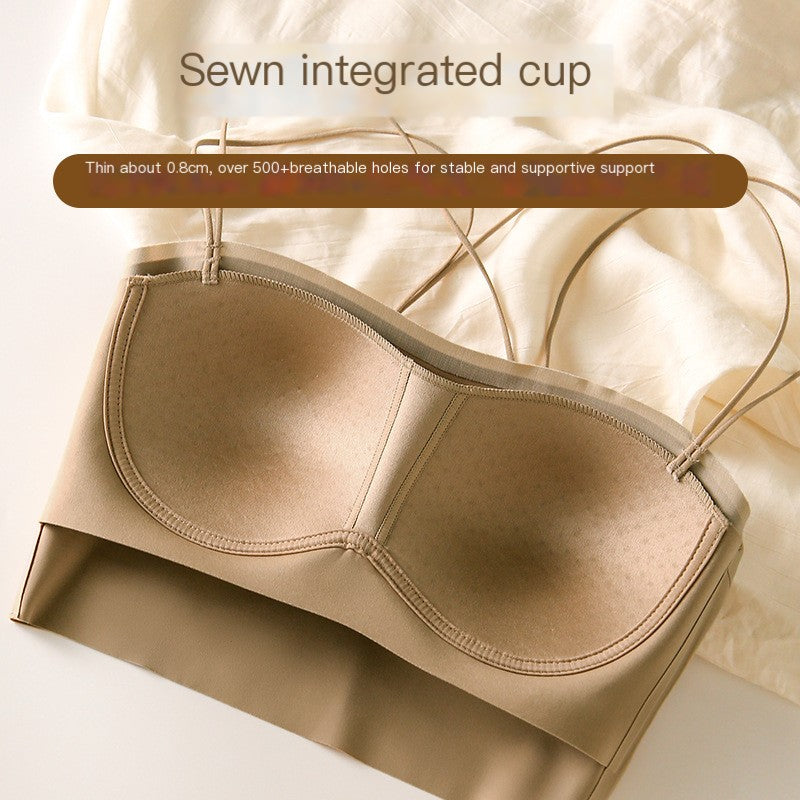 "Lace Back Bra with Padding for Enhanced Support"