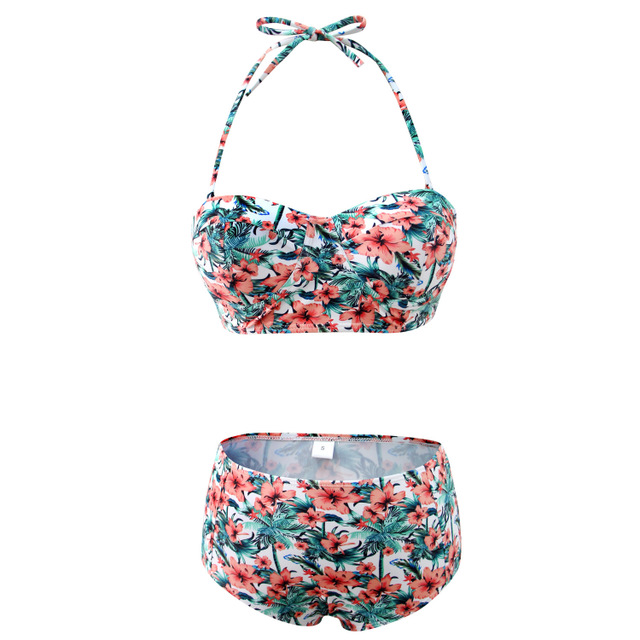 Printed Two-Piece Swimsuit with Stylish Design