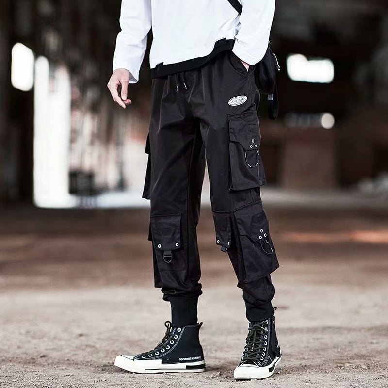Webbing Harem Trousers