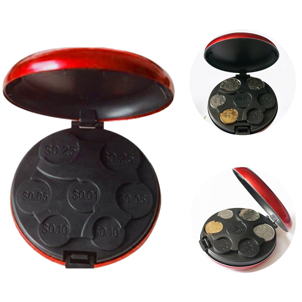 Coin Sorter Wallet with Pop-Up Euro Coin Box