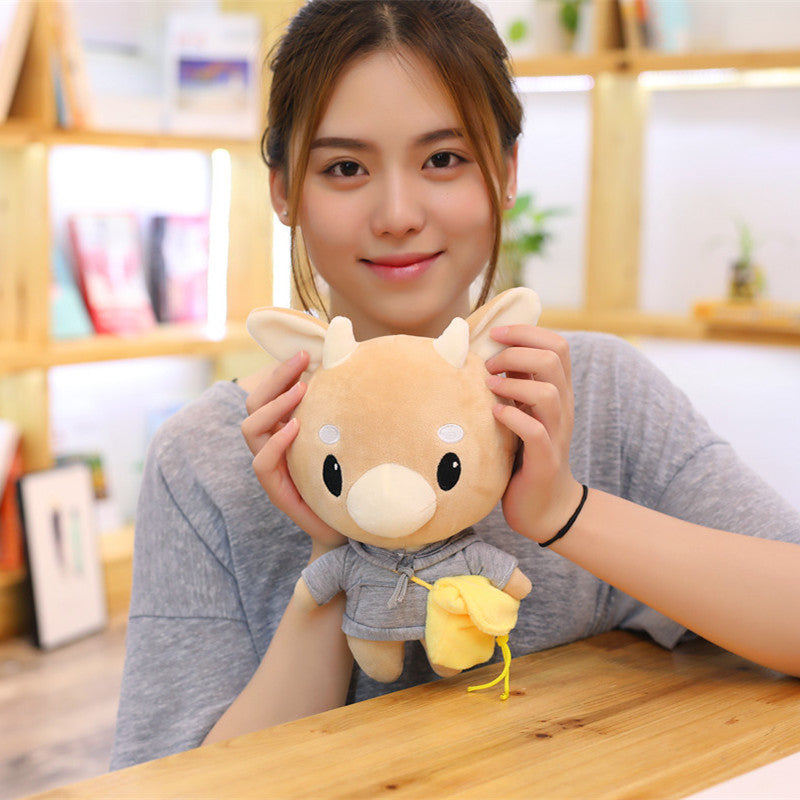 Jin Secretary Plush Cow Doll - Stuffed Toy Figure