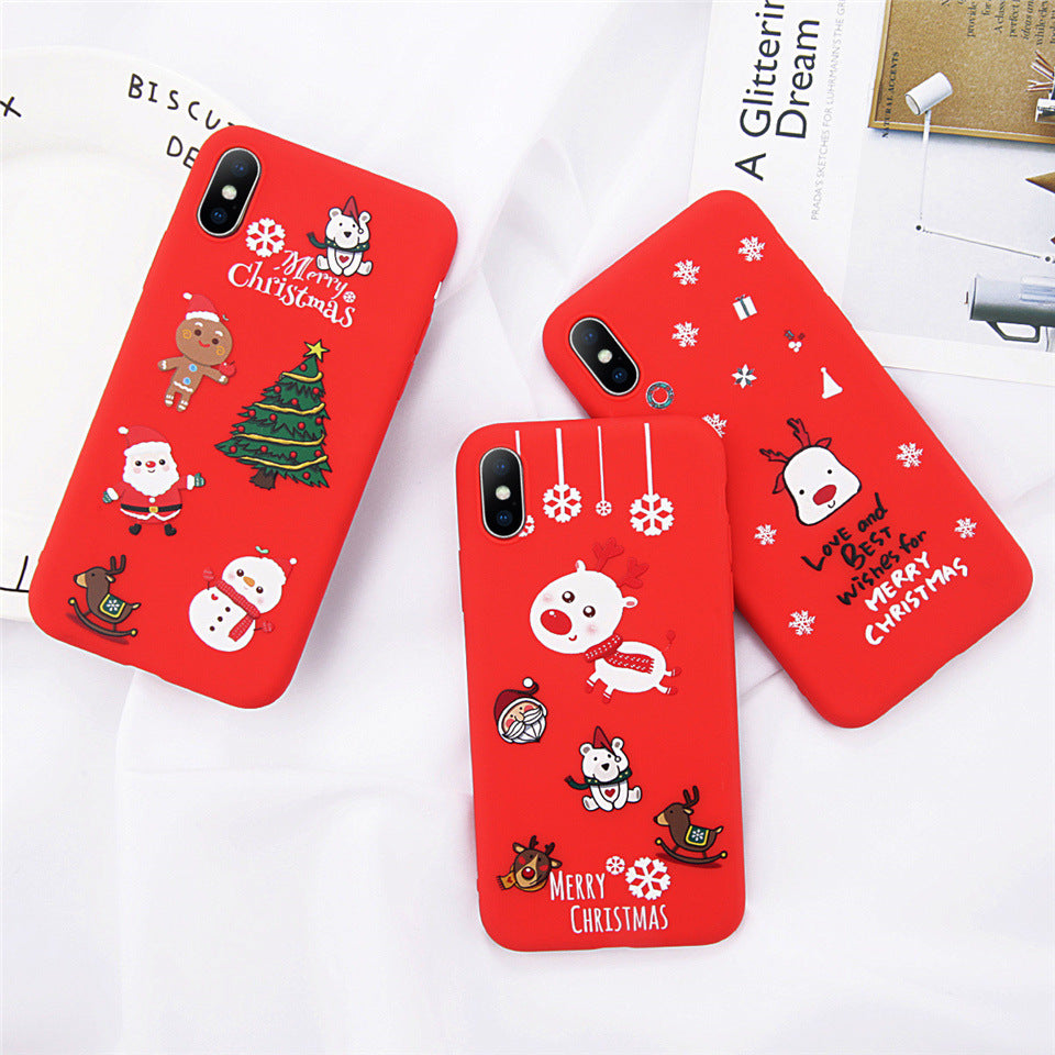 Red Christmas Phone Case for iPhone 8 Plus & 7