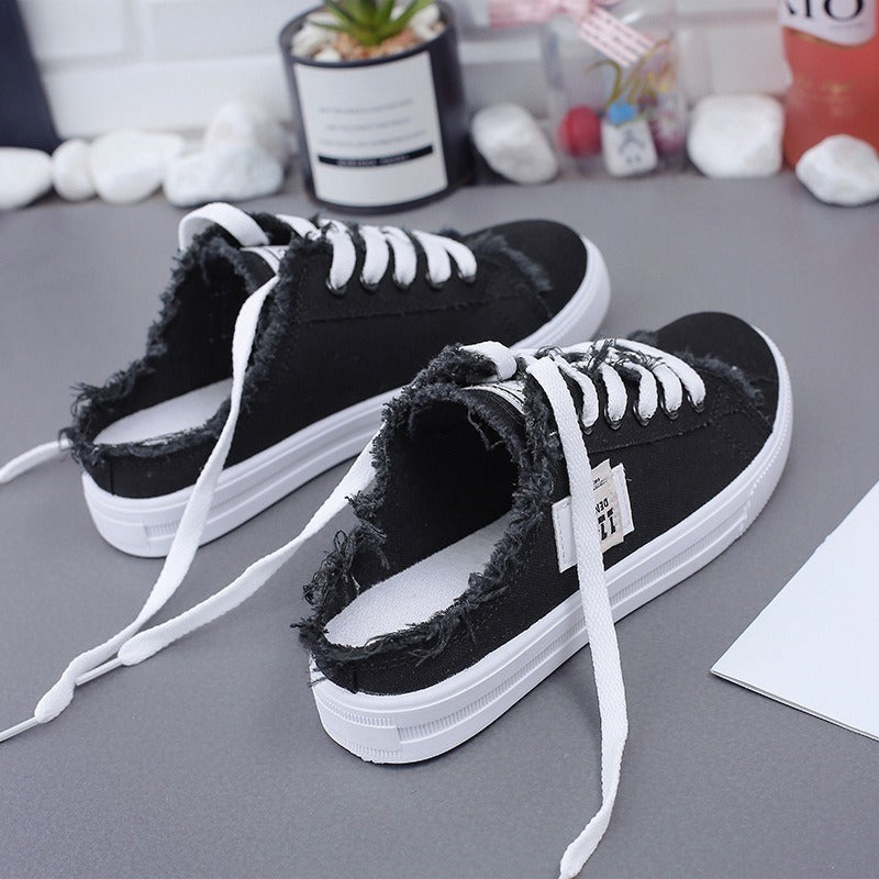 Women's Slip-On Canvas Shoes for Summer Leisure