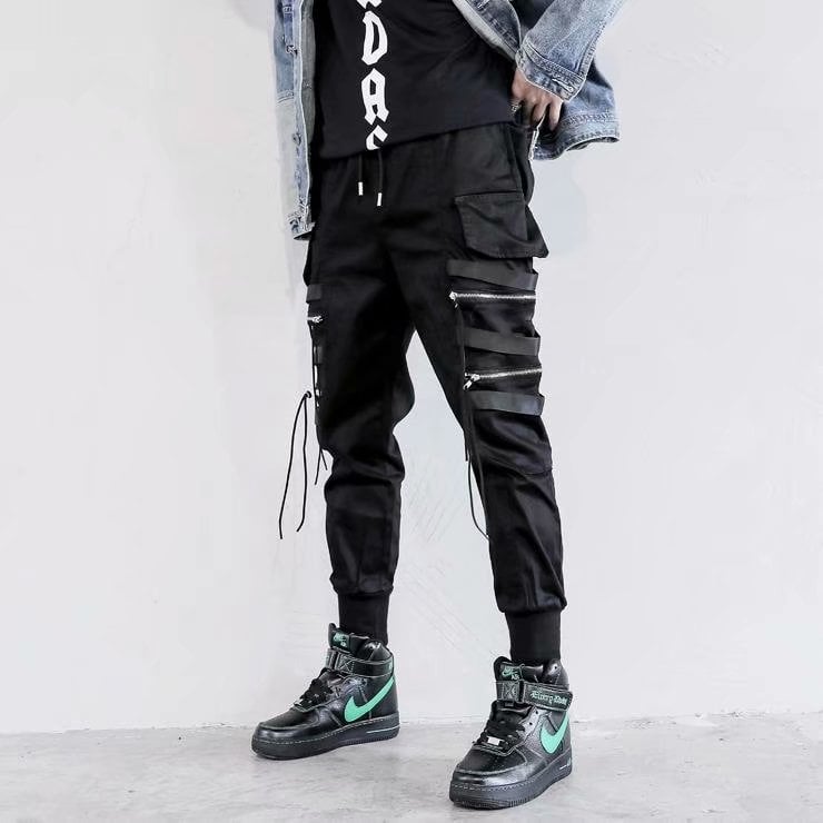 Webbing Harem Trousers