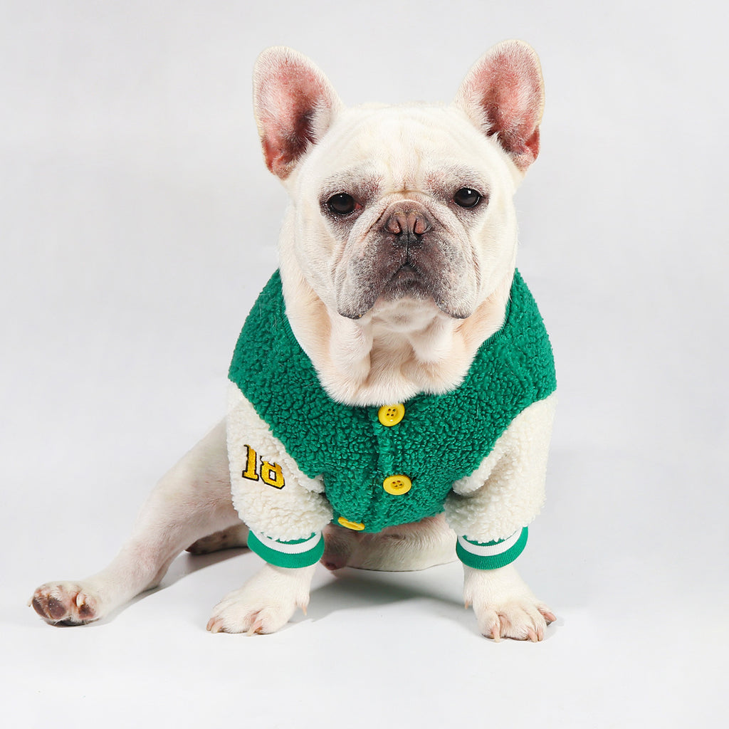 Thick Winter Baseball Coat for Dogs to Keep Warm