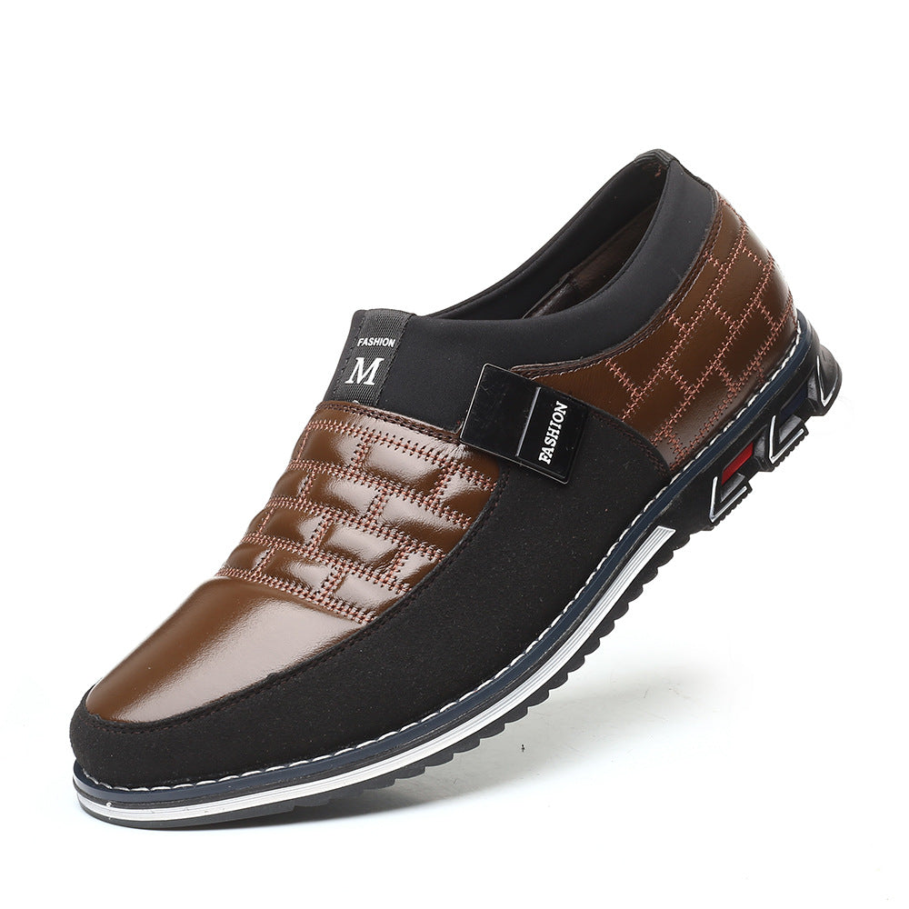 Men's Casual Slip-On Shoes - Round Toe Fall Style