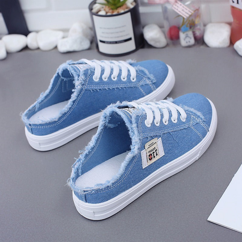 Women's Slip-On Canvas Shoes for Summer Leisure
