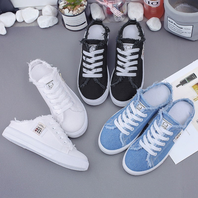 Women's Slip-On Canvas Shoes for Summer Leisure