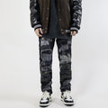 Men's High Street Retro Washed Straight Jeans