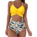 2023 Leopard Print High-Waisted Bikini Set
