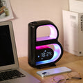 B-Shaped Bluetooth Speaker with Wireless Charger & Alarm