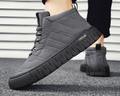 Versatile Titanium Sneakers - Casual Cotton Leather Shoes