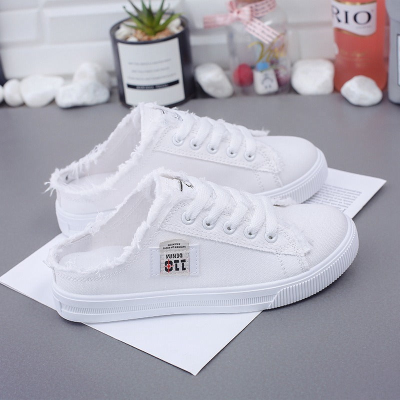 Women's Slip-On Canvas Shoes for Summer Leisure