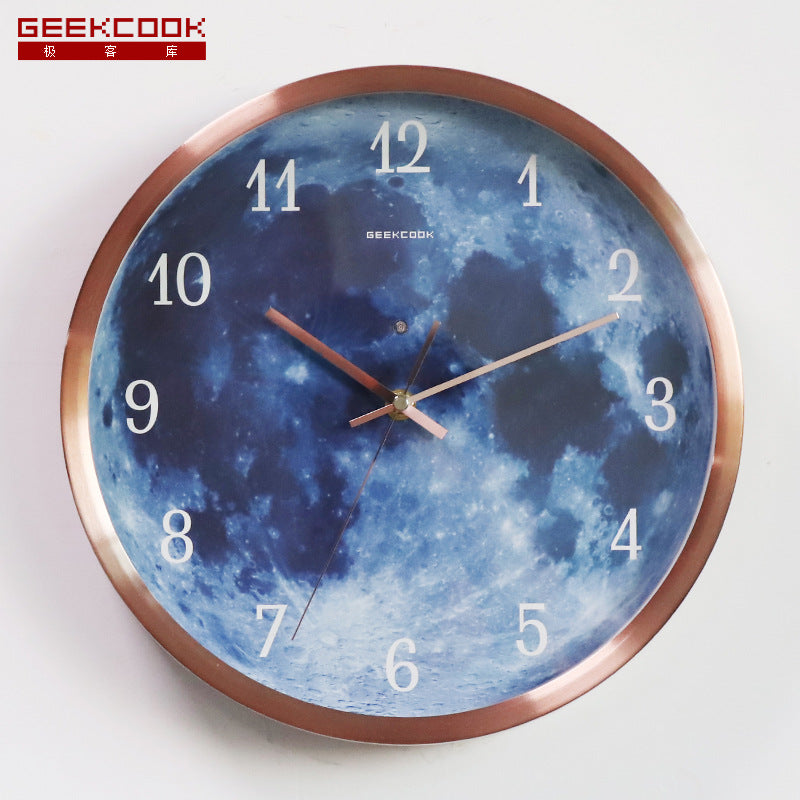 GeekCook Starry Blue Moon LED Sound Control Clock