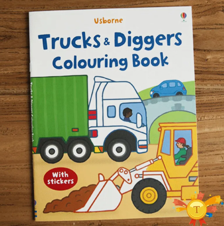 Coloring Sticker Book