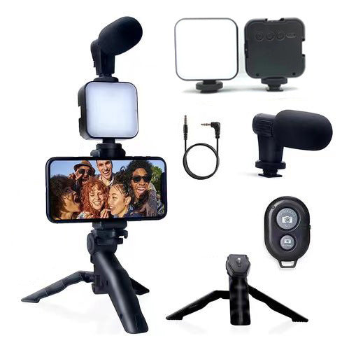 Multifunctional Desktop Beauty Leg Light with Microphone