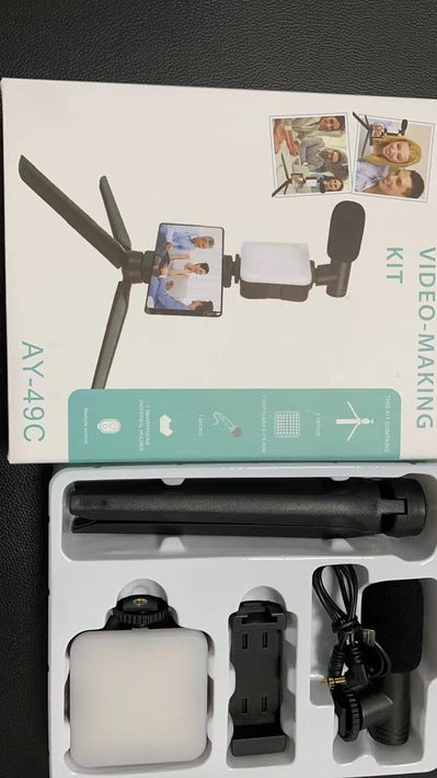 Mini Rechargeable Pocket Fill Light Set for Selfies
