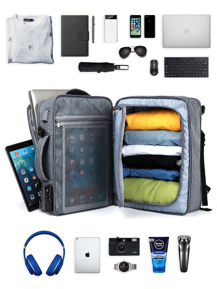 Men's Multi-Functional Backpack for Travel and Business