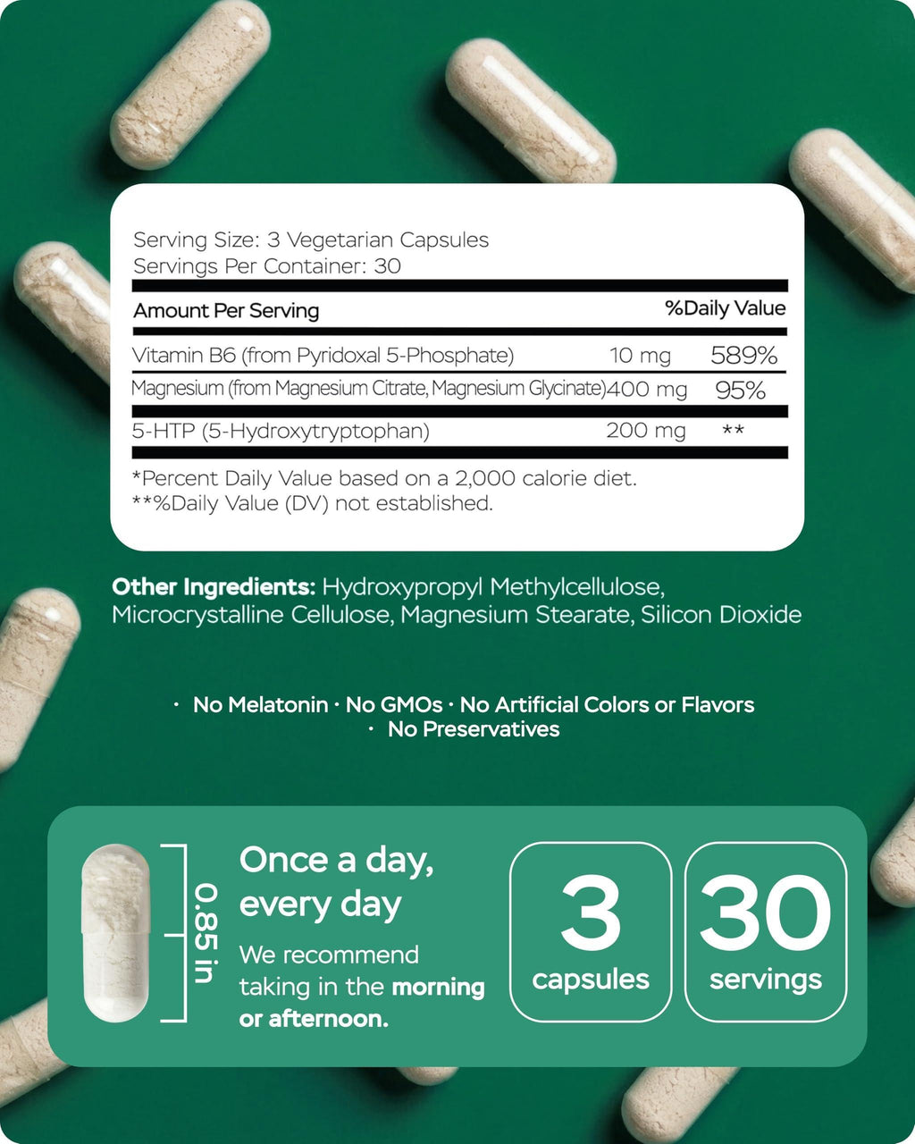 Magnesium Complex for Women for Sleep Advanced 610mg with Glycinate Citrate & Vitamin B6 for 3X Absorption 5 HTP Supports Sleep Relaxation Nerve Muscle Bone & Energy Health