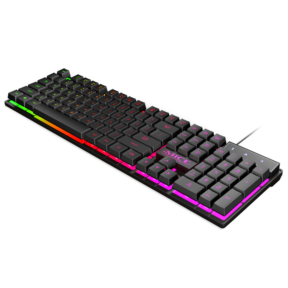 IMICE AK-600 USB Wired Mechanical Keyboard with LED