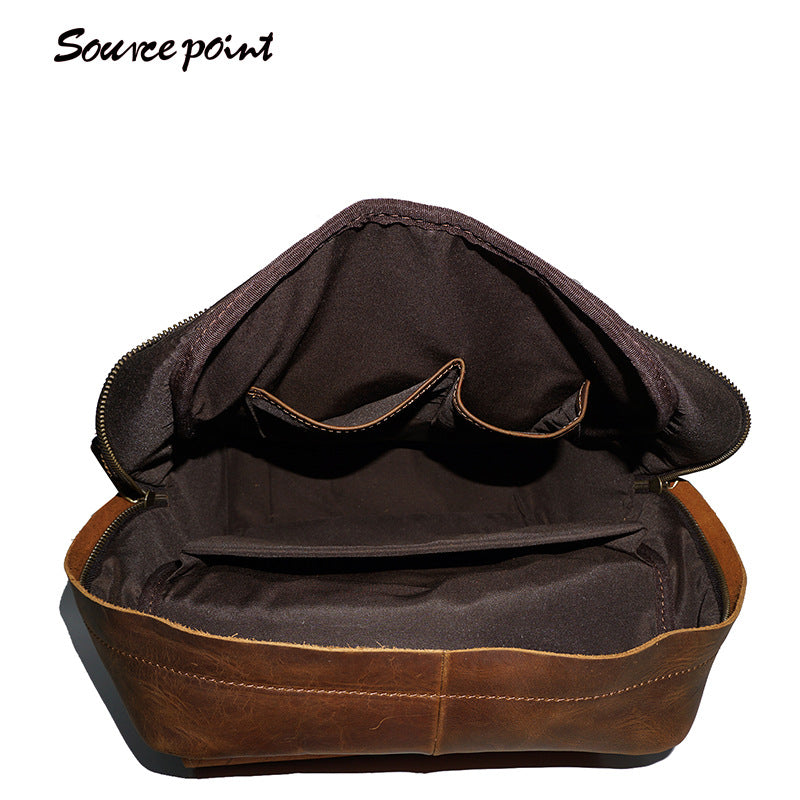 Leather Backpack - Travel Rucksack