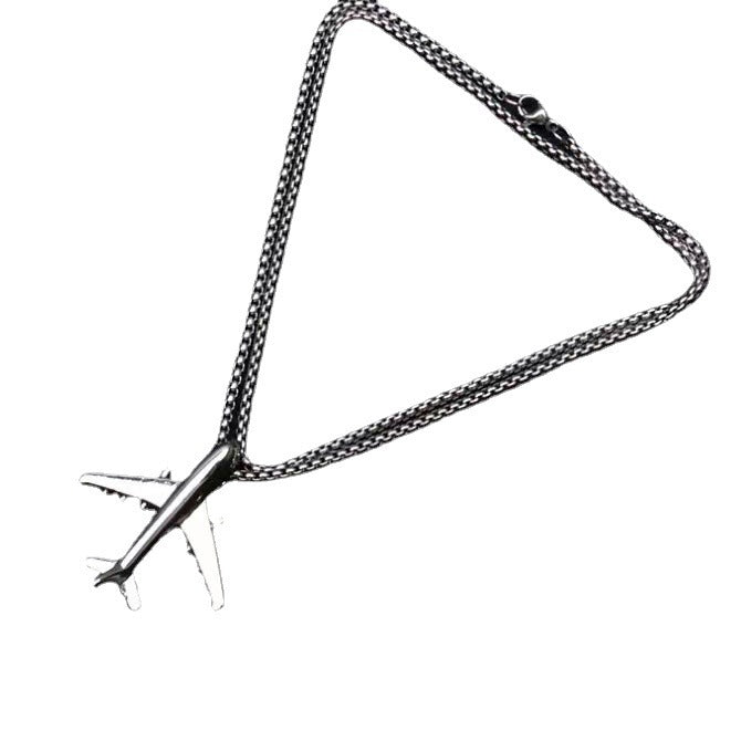 Personalized Hip Hop Aircraft Necklace for Boys 12+