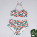 Printed Two-Piece Swimsuit with Stylish Design