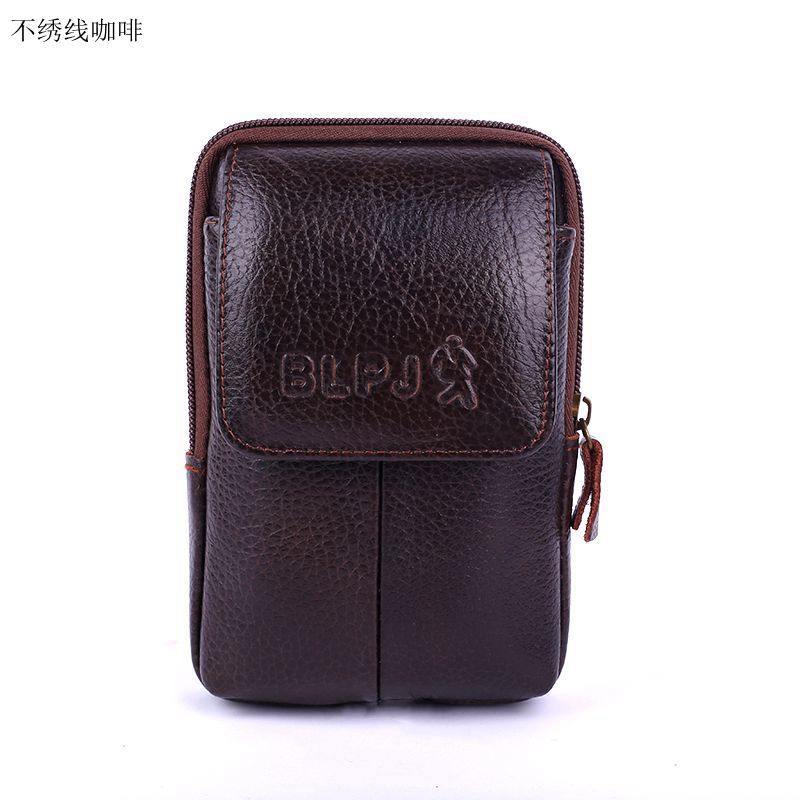 6-Inch Waist Bag, Multifunctional Leather Phone Pouch