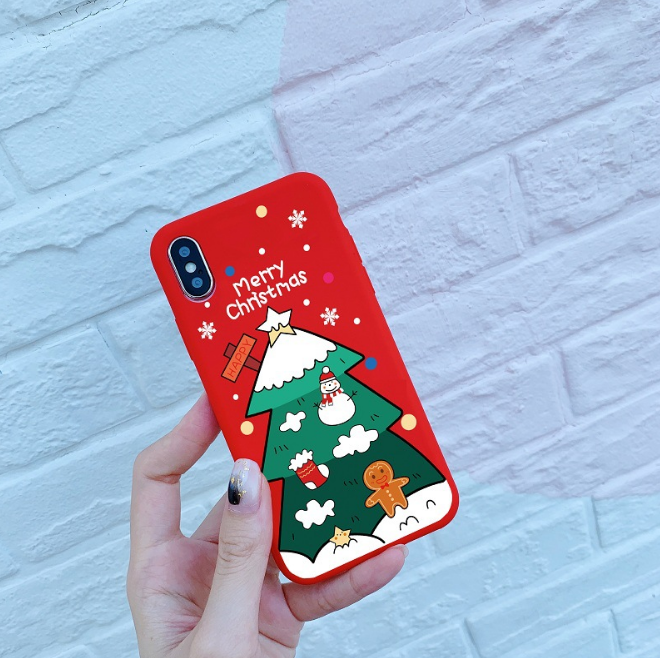 Red Christmas Phone Case for iPhone 8 Plus & 7
