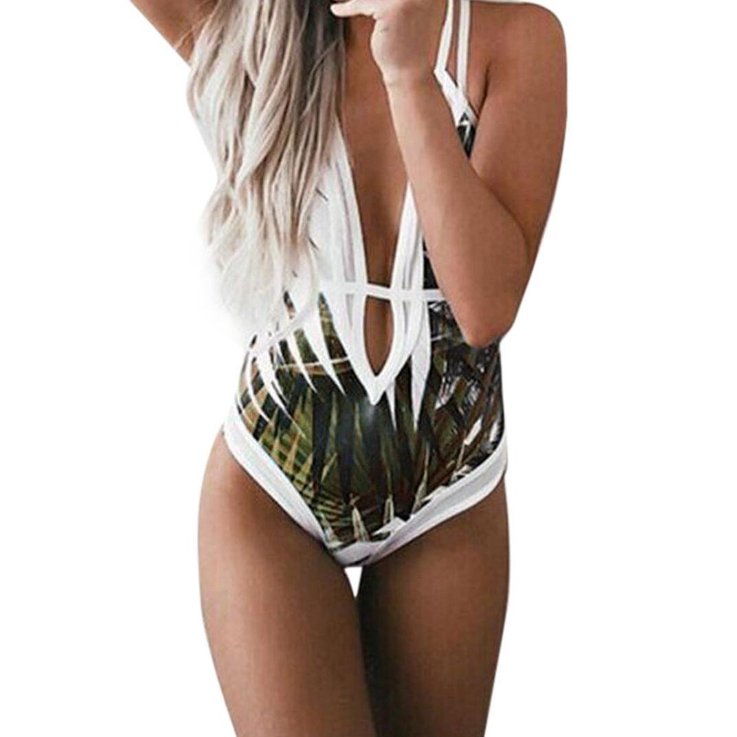 Crossed String Bikini Swimsuit for Women - Multicolor