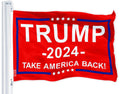 Trump 2024 Election Take America Back Red Flag  3x5 Ft  LiteWeave Pro Series