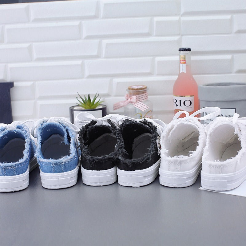 Women's Slip-On Canvas Shoes for Summer Leisure