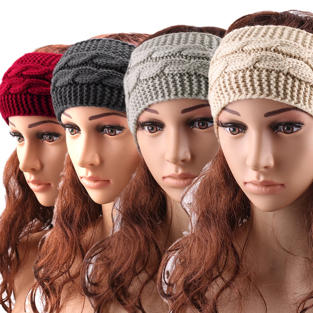 Warm Wool Knitted Headband for Sports Ear Protection