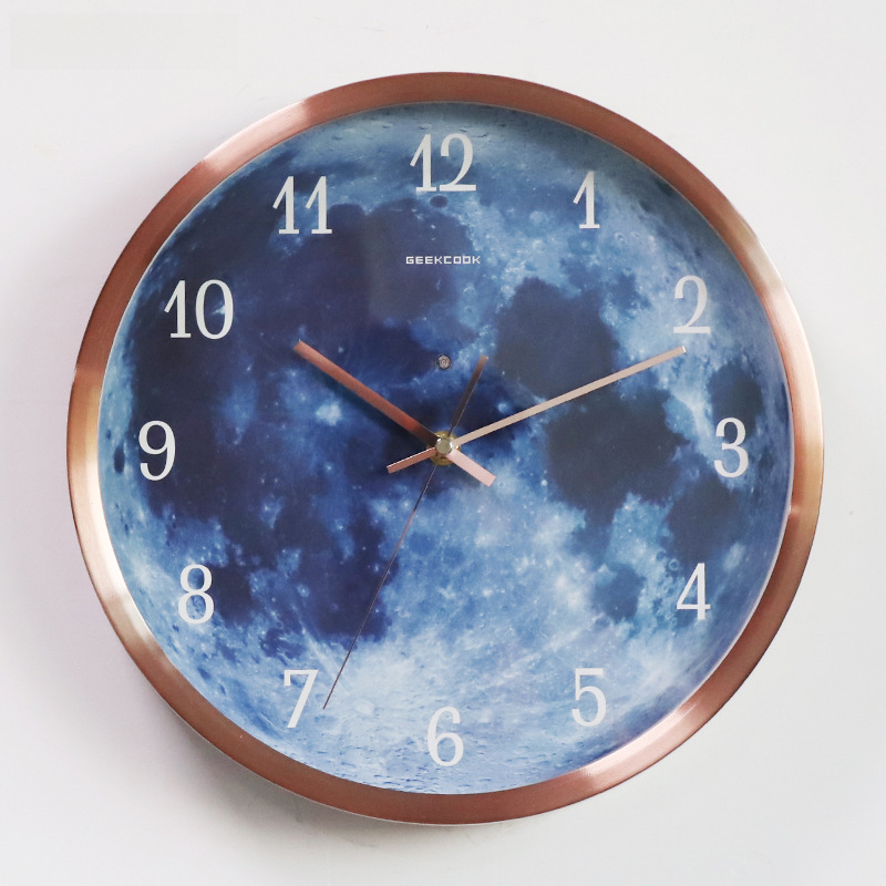 GeekCook Starry Blue Moon LED Sound Control Clock