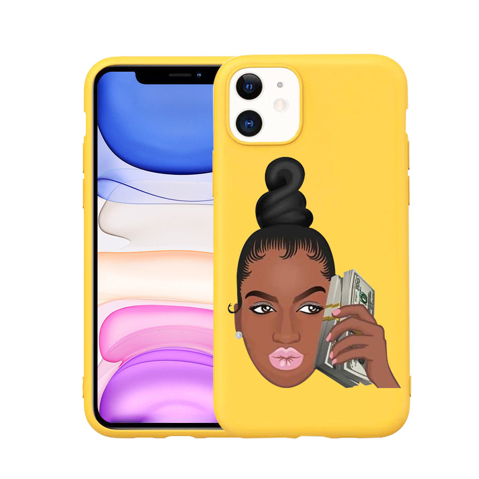 Stylish Hand-Painted TPU Phone Case for iPhone 11