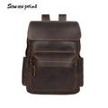 Leather Backpack - Travel Rucksack