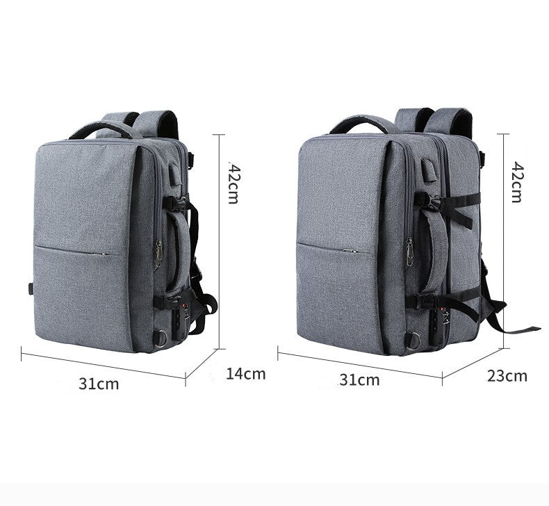 Men's Multi-Functional Backpack for Travel and Business