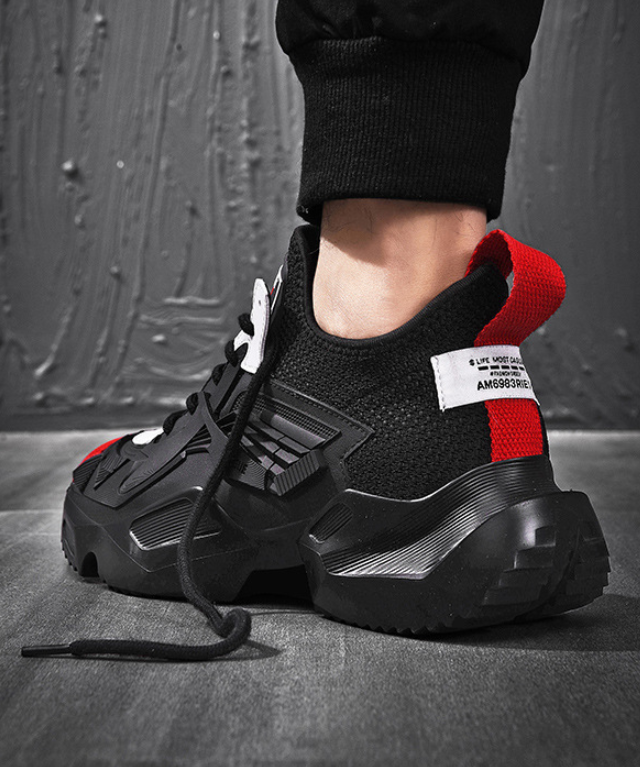 Men's Casual Sneakers with Built-in Height Increase